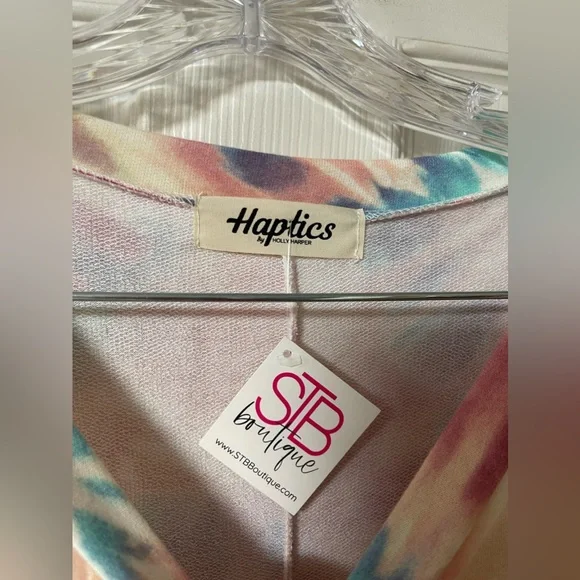 NWT: HAPTICS Tidal Tie Dye Short Sleeve shirt Size Medium - Picture 4 of 5